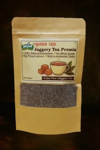 Jaggery Tea - Zatpat Food Premixes Plain Jaggery Tea Premix – Natural Sweetener, No White Sugar, Authentic Indian Tea Powder
