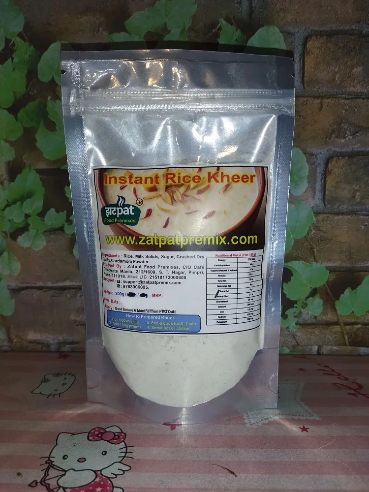 Instan Rice Kheer Premix Zatpat Food Premixes