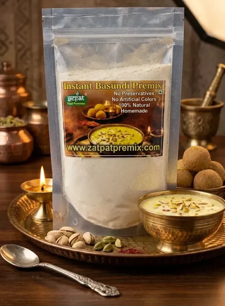 Instant Basundi Premix powder 200g – easy Indian dessert mix ready in 5 minutes with milk