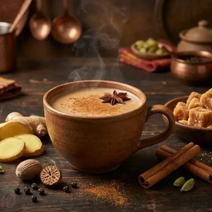 Masala Jaggery Tea