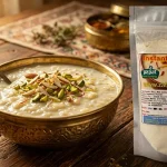 Creamy instant rice kheer made using Zatpat Food Premixes